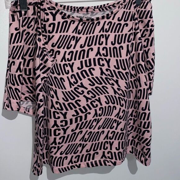 Juicy Couture Women's Pink Black 2 Piece Tank Top & Shorts Sleepwear Set Medium - Picture 2 of 9